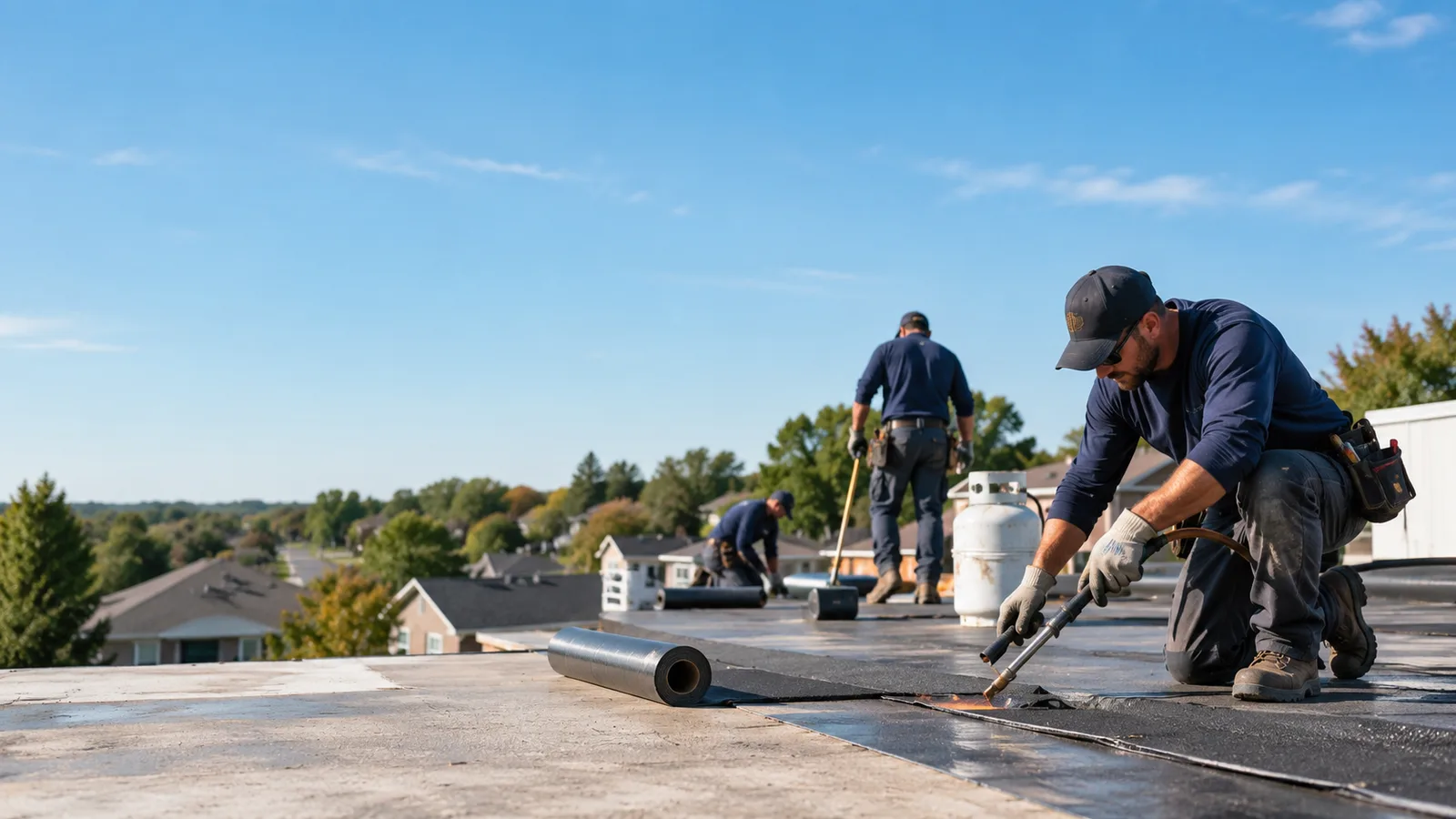 Flat Roof Leak Repair providers in Sandoval, IL